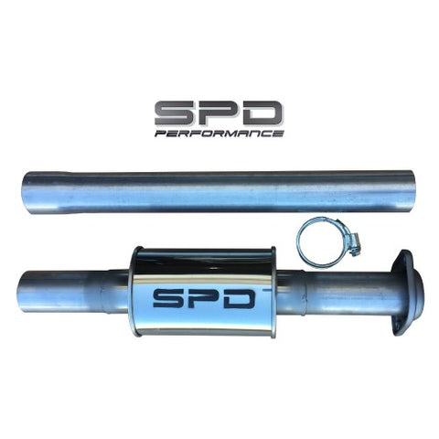 SPD Performance - Performance Resonator Pipe - Extended Length - Redline Motorworks