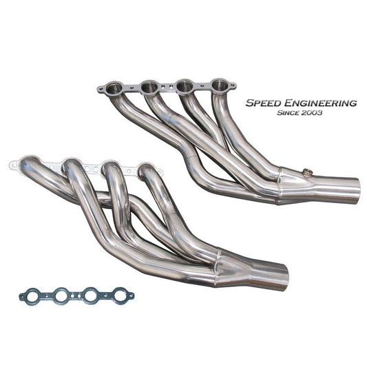 Speed Engineering Longtube Headers for 2009-2015 CTS-V (6.2L) - Redline Motorworks